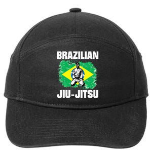 Bjj Brazilian Jiu Jitsu 7-Panel Snapback Hat