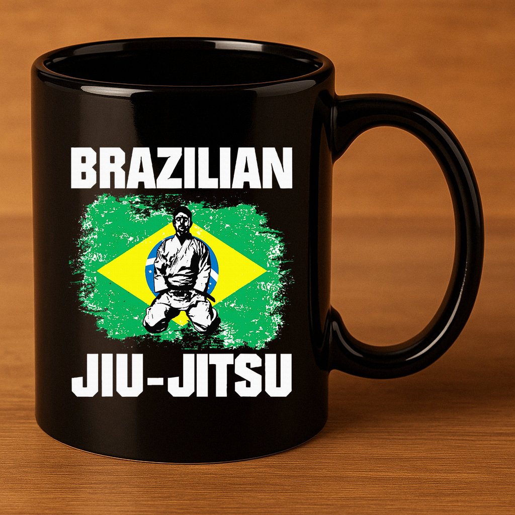 Bjj Brazilian Jiu Jitsu 11oz C Handle Ceramic Mug