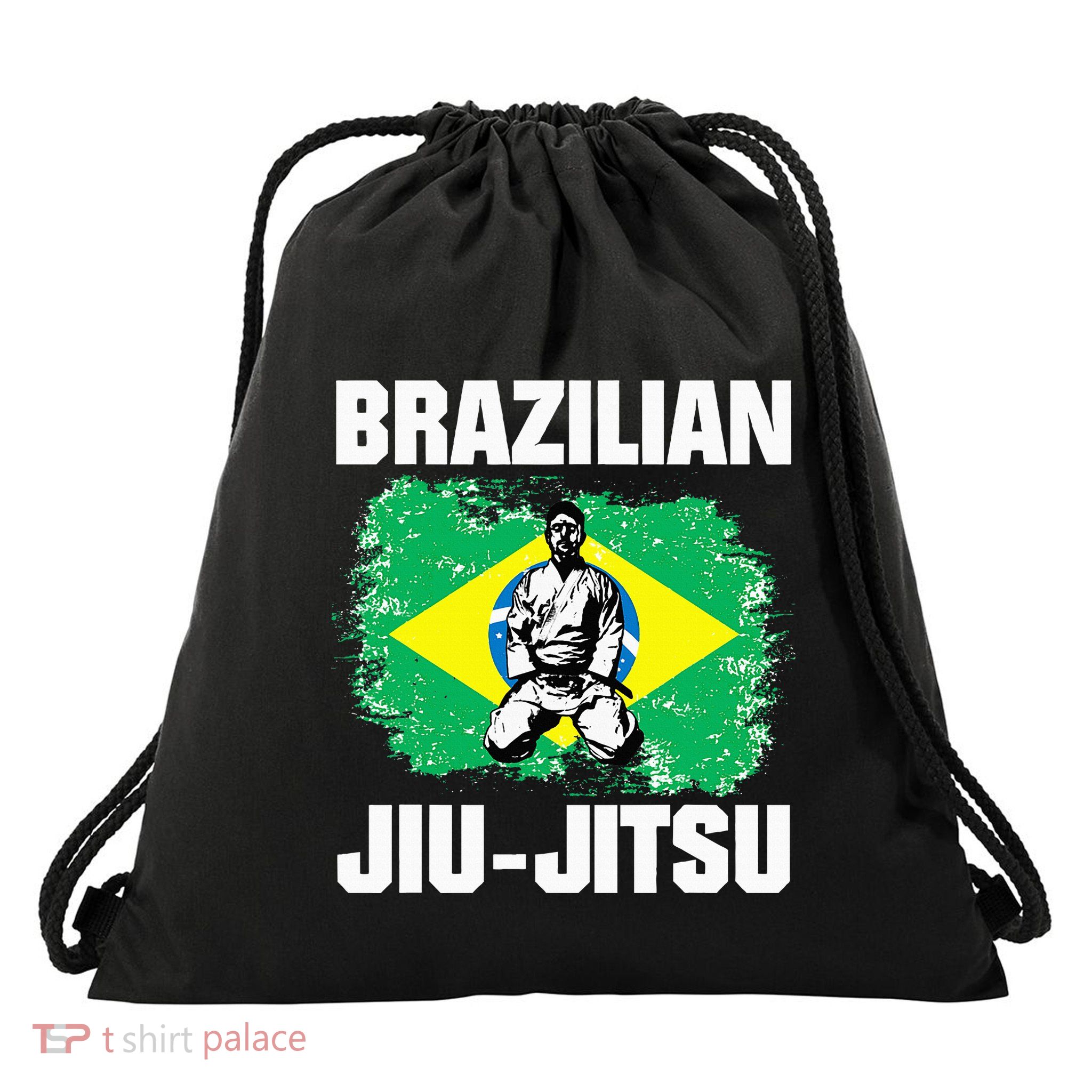 Bjj Brazilian Jiu Jitsu Drawstring Bag