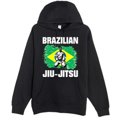 Bjj Brazilian Jiu Jitsu Premium Pullover Hoodie