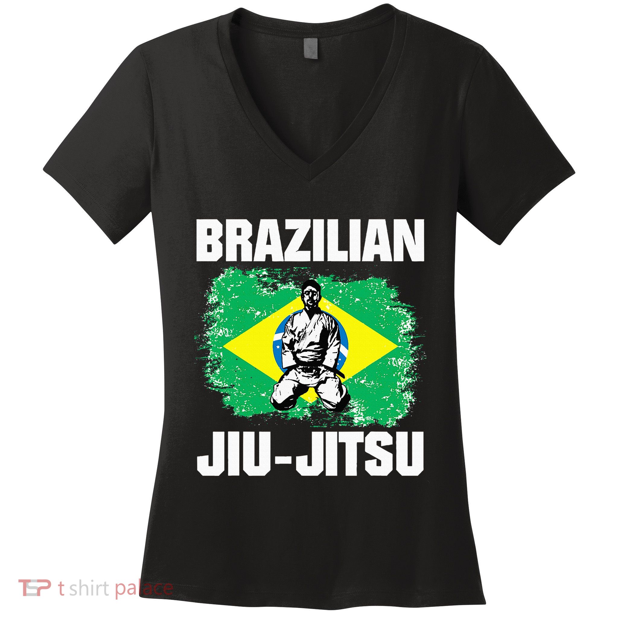 Bjj Brazilian Jiu Jitsu Women's V-Neck T-Shirt