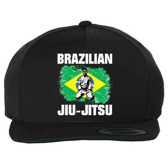 Bjj Brazilian Jiu Jitsu Wool Snapback Cap