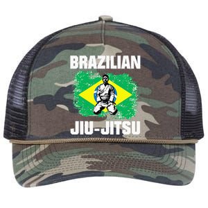 Bjj Brazilian Jiu Jitsu Retro Rope Trucker Hat Cap