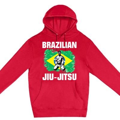 Bjj Brazilian Jiu Jitsu Premium Pullover Hoodie