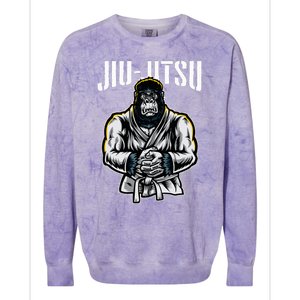 Bjj Brazilian Jiu Jitsu Colorblast Crewneck Sweatshirt