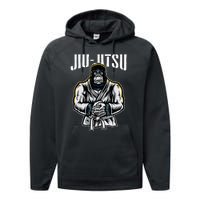 Bjj Brazilian Jiu Jitsu Performance Fleece Hoodie