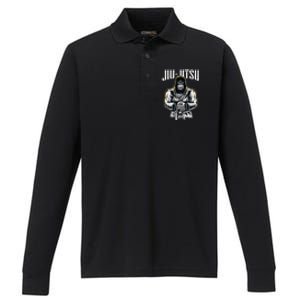 Bjj Brazilian Jiu Jitsu Performance Long Sleeve Polo