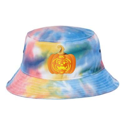 Baby Bigfoot Jack OLantern Halloween Tie Dye Newport Bucket Hat