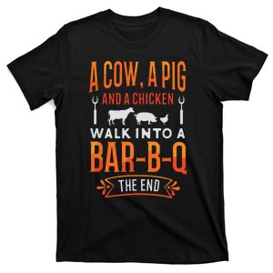 Barbecue BBQ Joke GIft For Grill Master Chef T-Shirt