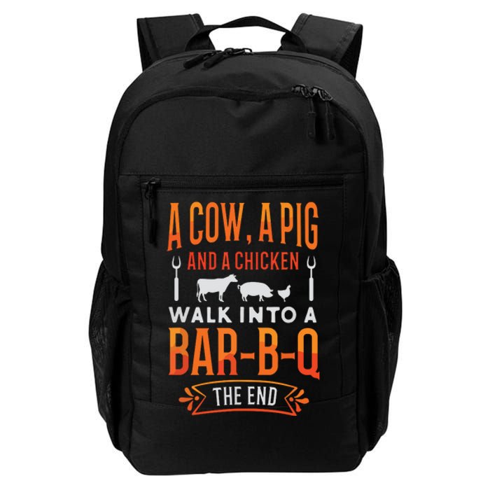 Barbecue BBQ Joke GIft For Grill Master Chef Daily Commute Backpack