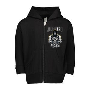 BJJ Brazilian Jiu Jitsu Toddler Zip Fleece Hoodie