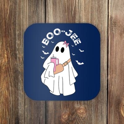 Boujee Boo Jee Ghost Halloween Girl Kids Boy Spooky Season Coaster