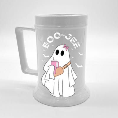 Boujee Boo Jee Ghost Halloween Girl Kids Boy Spooky Season Beer Stein