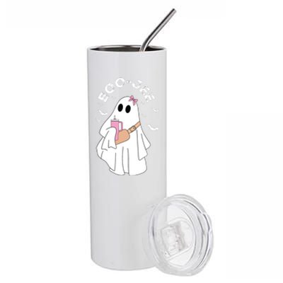 Boujee Boo Jee Ghost Halloween Girl Kids Boy Spooky Season Stainless Steel Tumbler