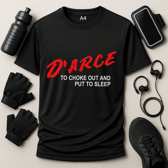 Bjj Brazilian Jiu Jitsu Darce Choke Cooling Performance Crew T-Shirt