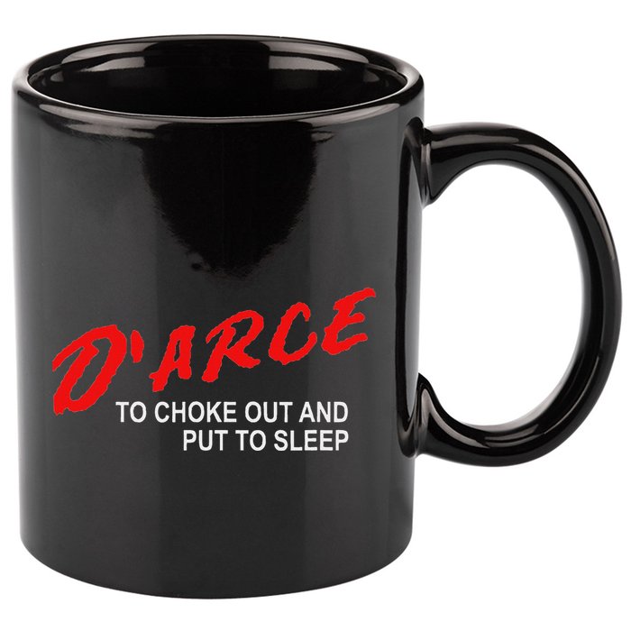 Bjj Brazilian Jiu Jitsu Darce Choke 11oz C Handle Ceramic Mug