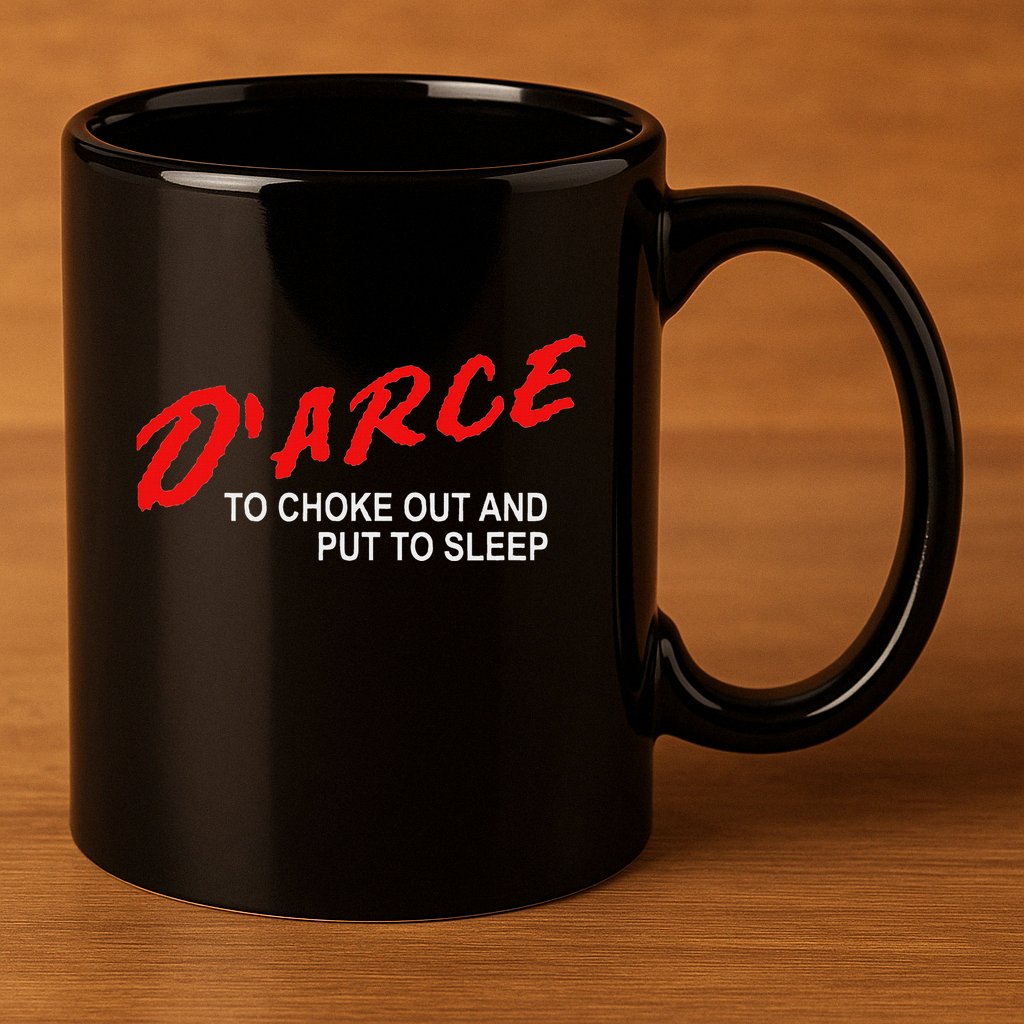 Bjj Brazilian Jiu Jitsu Darce Choke 11oz C Handle Ceramic Mug