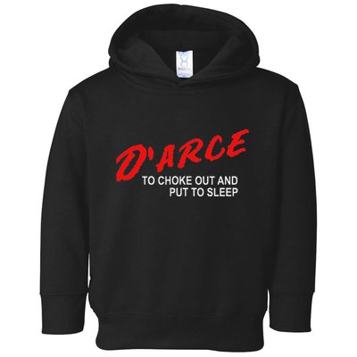 Bjj Brazilian Jiu Jitsu Darce Choke Toddler Hoodie