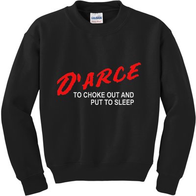 Bjj Brazilian Jiu Jitsu Darce Choke Kids Sweatshirt