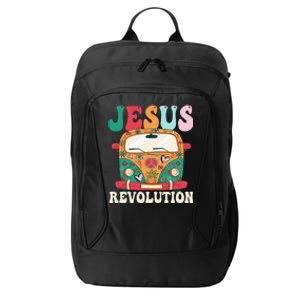 Boho Bus Jesus-Revolution, Christian Faith Based Jesus City Backpack