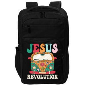 Boho Bus Jesus-Revolution, Christian Faith Based Jesus Impact Tech Backpack