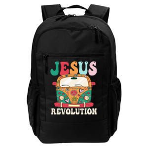 Boho Bus Jesus-Revolution, Christian Faith Based Jesus Daily Commute Backpack