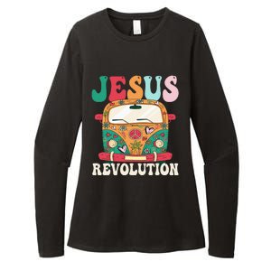 Boho Bus Jesus-Revolution, Christian Faith Based Jesus Womens CVC Long Sleeve Shirt