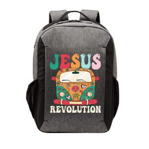 Boho Bus Jesus-Revolution, Christian Faith Based Jesus Vector Backpack