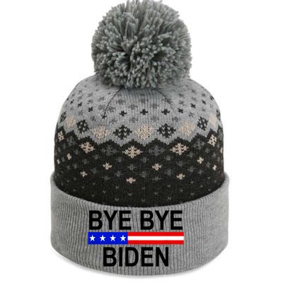 Bye Bye Joe Biden The Baniff Cuffed Pom Beanie