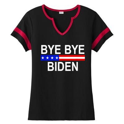 Bye Bye Joe Biden Ladies Halftime Notch Neck Tee