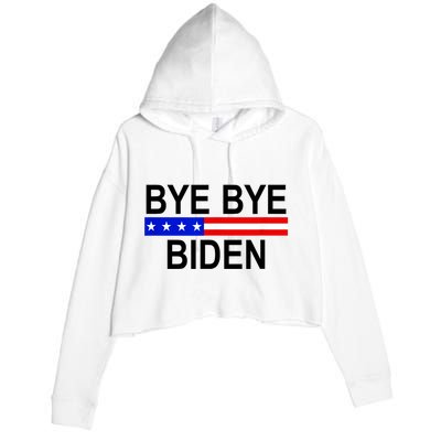 Bye Bye Joe Biden Crop Fleece Hoodie