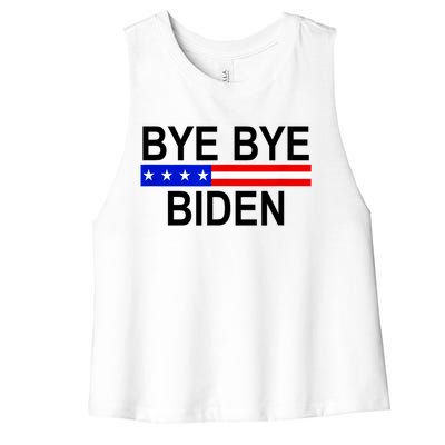 Bye Bye Joe Biden Women's Racerback Cropped Tank