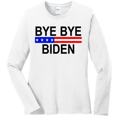 Bye Bye Joe Biden Ladies Long Sleeve Shirt