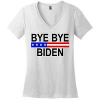 Bye Bye Joe Biden Women's V-Neck T-Shirt