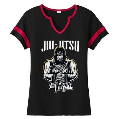 BJJ Brazilian Jiu Jitsu Ladies Halftime Notch Neck Tee