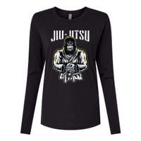 BJJ Brazilian Jiu Jitsu Womens Cotton Relaxed Long Sleeve T-Shirt