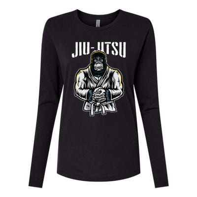 BJJ Brazilian Jiu Jitsu Womens Cotton Relaxed Long Sleeve T-Shirt