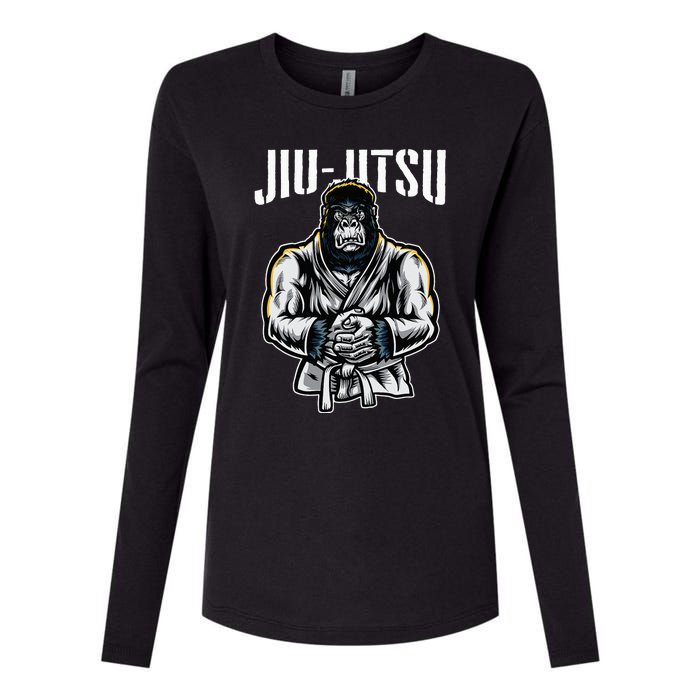 BJJ Brazilian Jiu Jitsu Womens Cotton Relaxed Long Sleeve T-Shirt