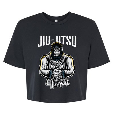 BJJ Brazilian Jiu Jitsu Bella+Canvas Jersey Crop Tee