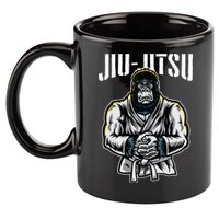 BJJ Brazilian Jiu Jitsu 11oz C Handle Ceramic Mug