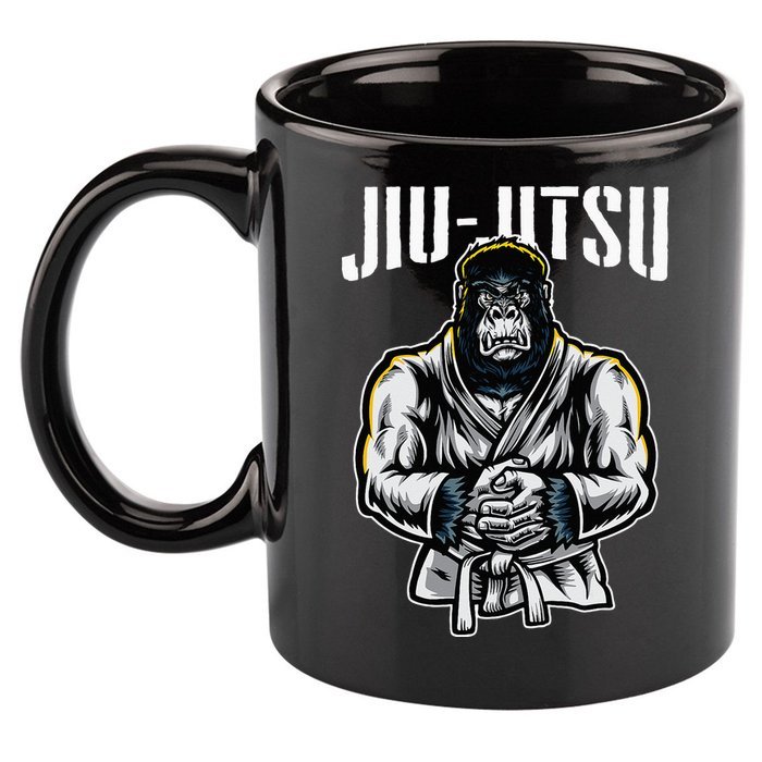 BJJ Brazilian Jiu Jitsu 11oz C Handle Ceramic Mug