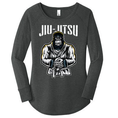 BJJ Brazilian Jiu Jitsu Women's Perfect Tri Tunic Long Sleeve Shirt