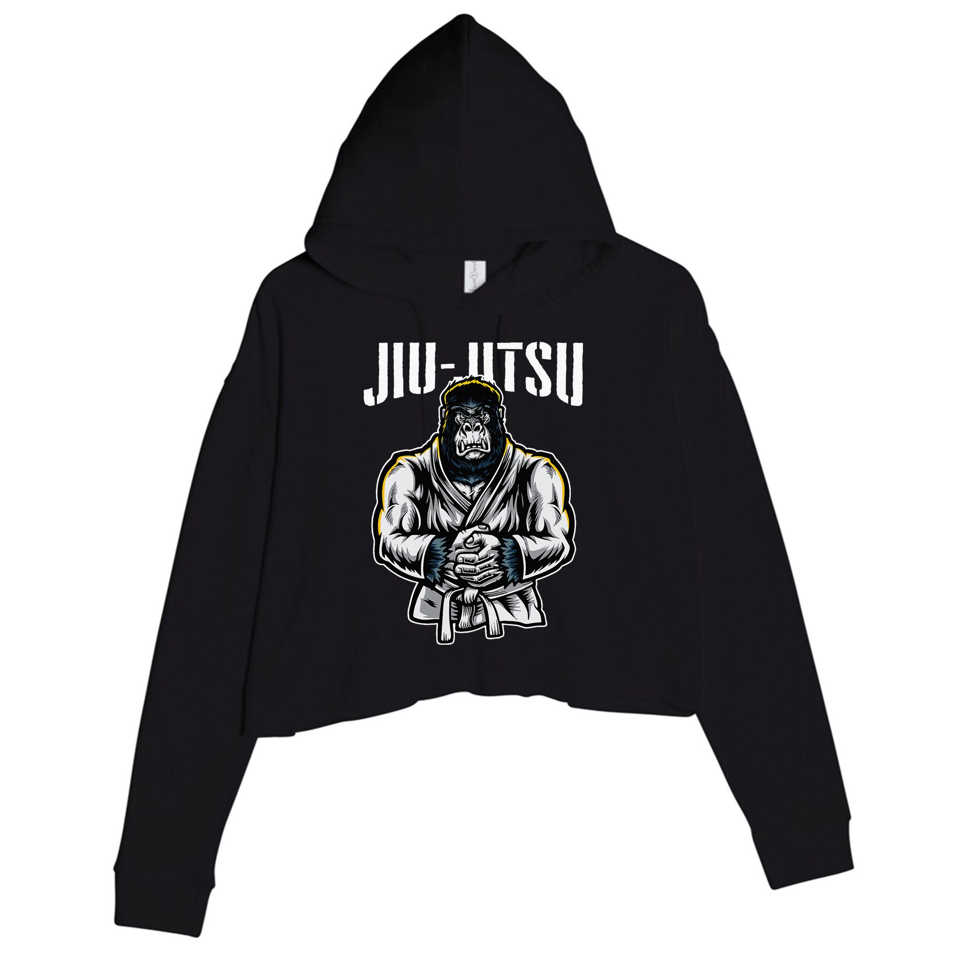 BJJ Brazilian Jiu Jitsu Crop Fleece Hoodie
