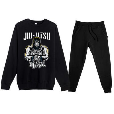 BJJ Brazilian Jiu Jitsu Premium Crewneck Sweatsuit Set