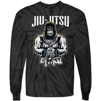 BJJ Brazilian Jiu Jitsu Tie-Dye Long Sleeve Shirt