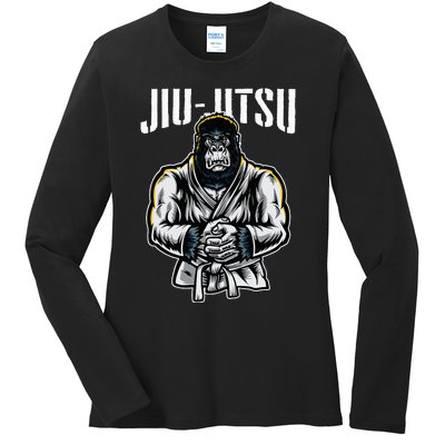 BJJ Brazilian Jiu Jitsu Ladies Long Sleeve Shirt