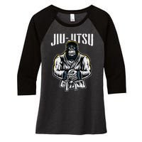 BJJ Brazilian Jiu Jitsu Women's Tri-Blend 3/4-Sleeve Raglan Shirt