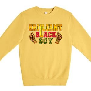 Brilliant Black Juneteenth Freedom 1865 African American Meaningful Gift Premium Crewneck Sweatshirt