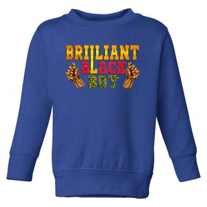 Brilliant Black Juneteenth Freedom 1865 African American Meaningful Gift Toddler Sweatshirt