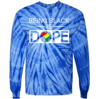 Black Black King Dad Black Queen Dope Leader Cool Gift Tie-Dye Long Sleeve Shirt